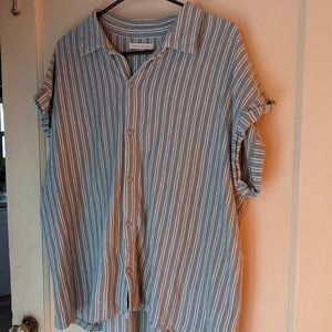 Sage Button Up Known Supply Blouse